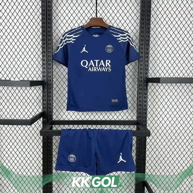 Maillot Paris SG enfant Third "Jordan, bleu" 2024/2025 YamaKits Foot