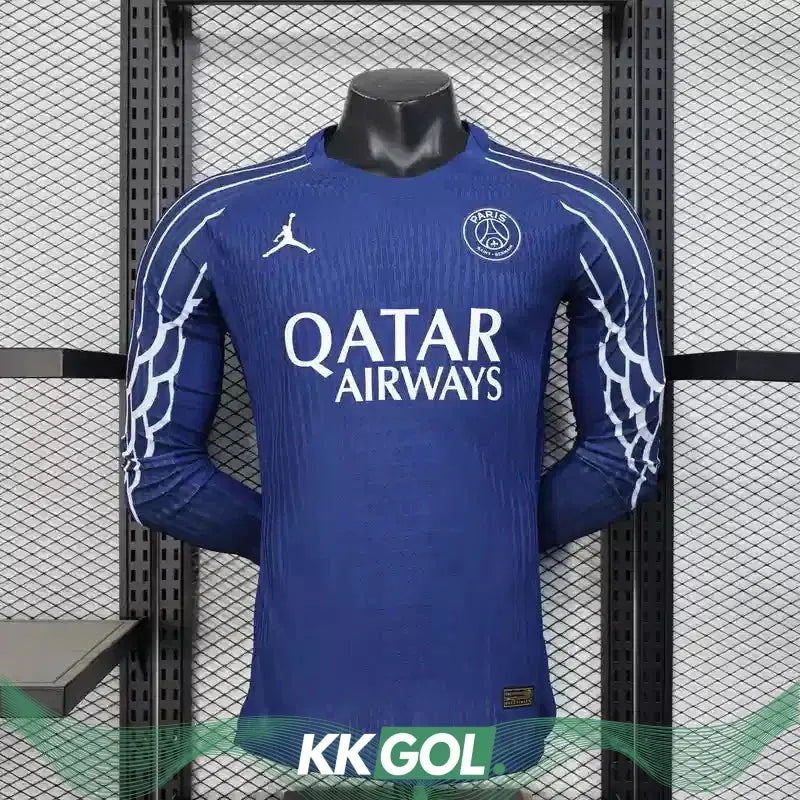 Maillot Paris SG third "Jordan, bleu" 2024/2025 Manches longues YamaKits Foot