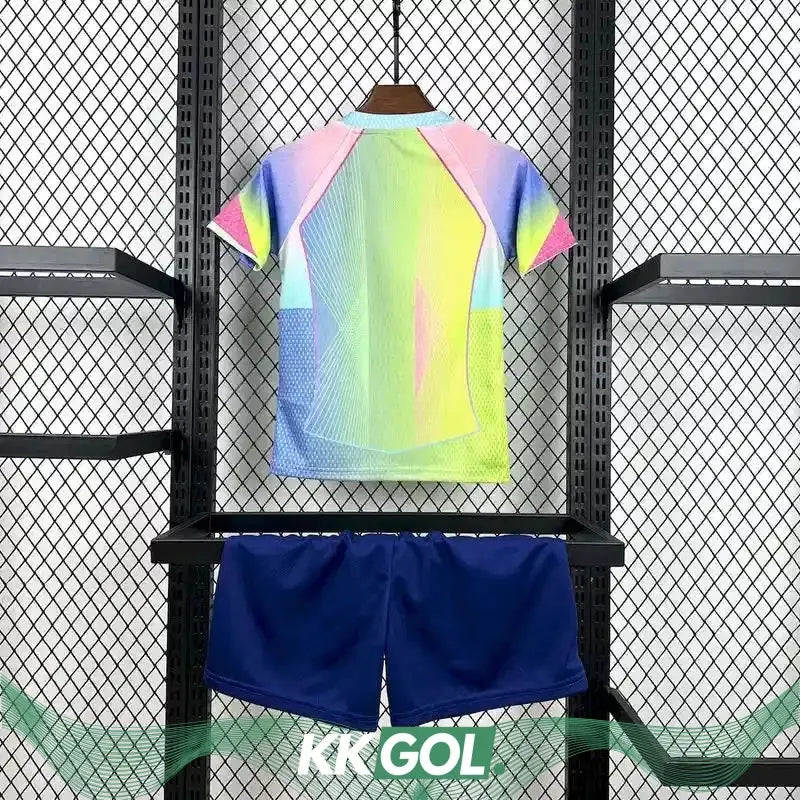 Maillot Barcelone enfant concept "jaune,rose" 2025/2026 YamaKits Foot