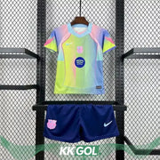Maillot Barcelone enfant concept "jaune,rose" 2025/2026 YamaKits Foot
