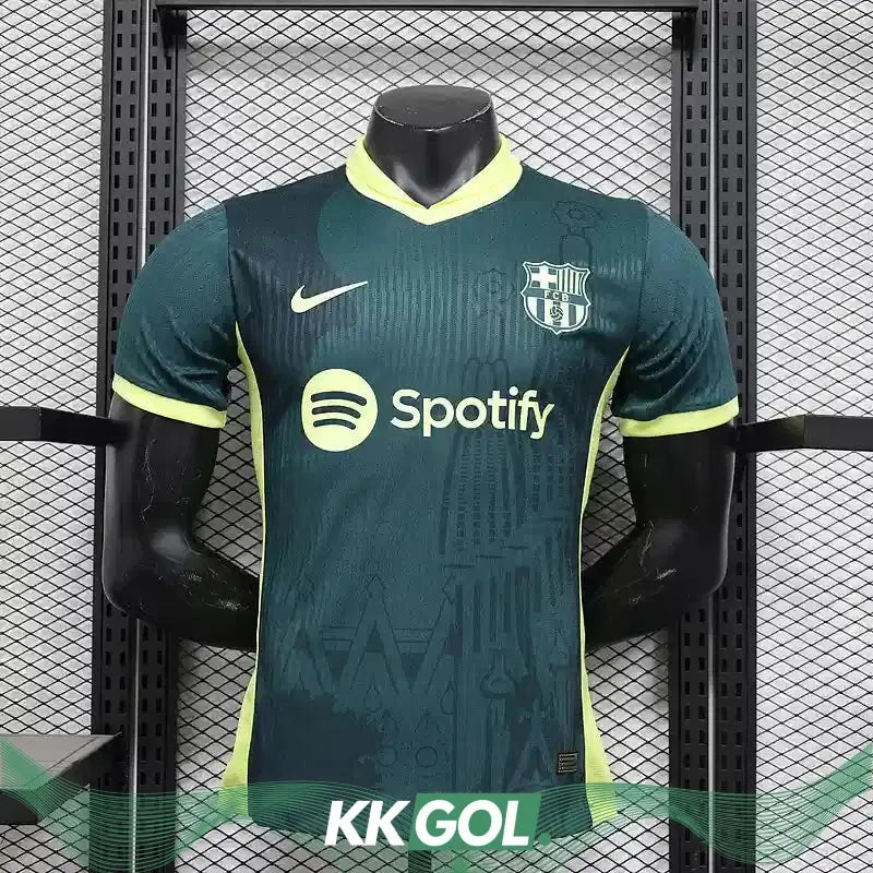 Maillot Barcelone concept "Vert" 2025/2026 Version Player YamaKits Foot