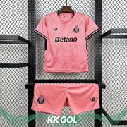 Maillot Porto enfant extérieur "Rose" 2025/2026 YamaKits Foot