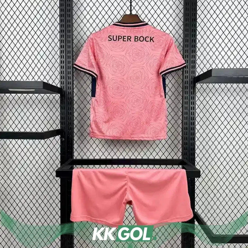 Maillot Porto enfant extérieur "Rose" 2025/2026 YamaKits Foot