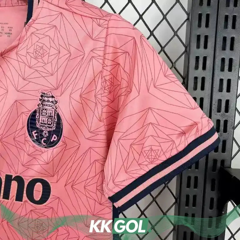 Maillot Porto enfant extérieur "Rose" 2025/2026 YamaKits Foot
