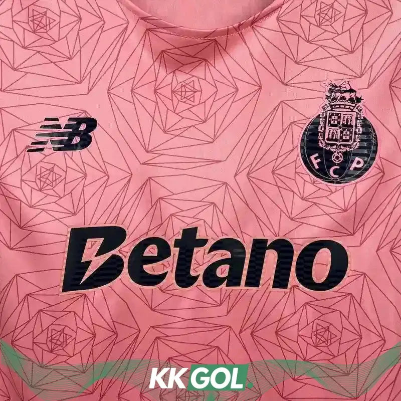 Maillot Porto enfant extérieur "Rose" 2025/2026 YamaKits Foot