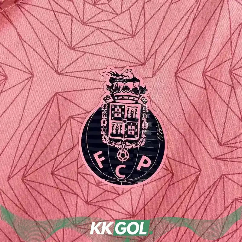 Maillot Porto enfant extérieur "Rose" 2025/2026 YamaKits Foot