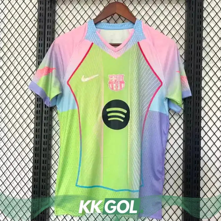 Maillot Barcelone concept "jaune,rose" 2025/2026 YamaKits Foot