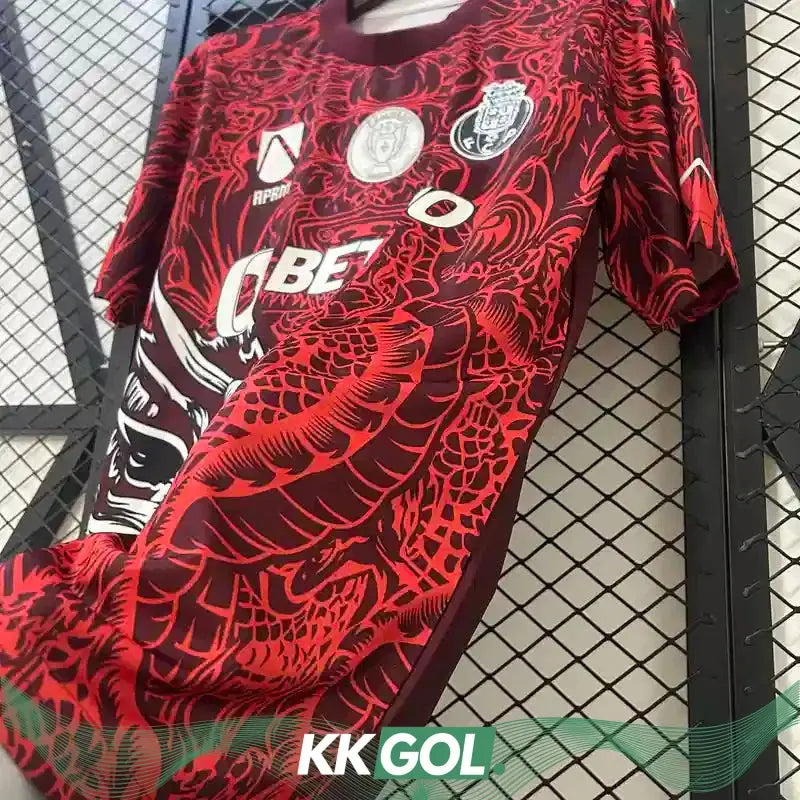 Maillot Porto concept "Rouge" 2025/2026 YamaKits Foot