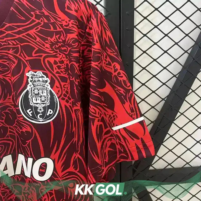 Maillot Porto concept "Rouge" 2025/2026 YamaKits Foot