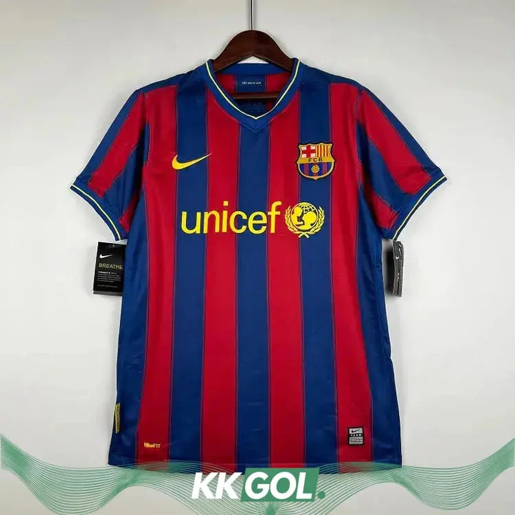 Maillot FC Barcelone RETRO domicile 2009/2010 YamaKits Foot