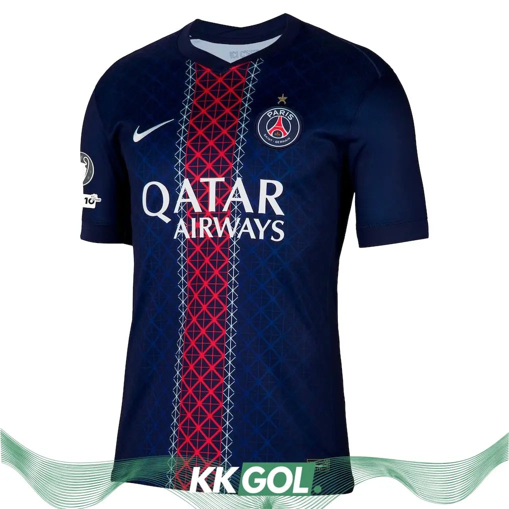 Maillot Paris SG domicile « avec étoile » 2025/2026 Yamakits