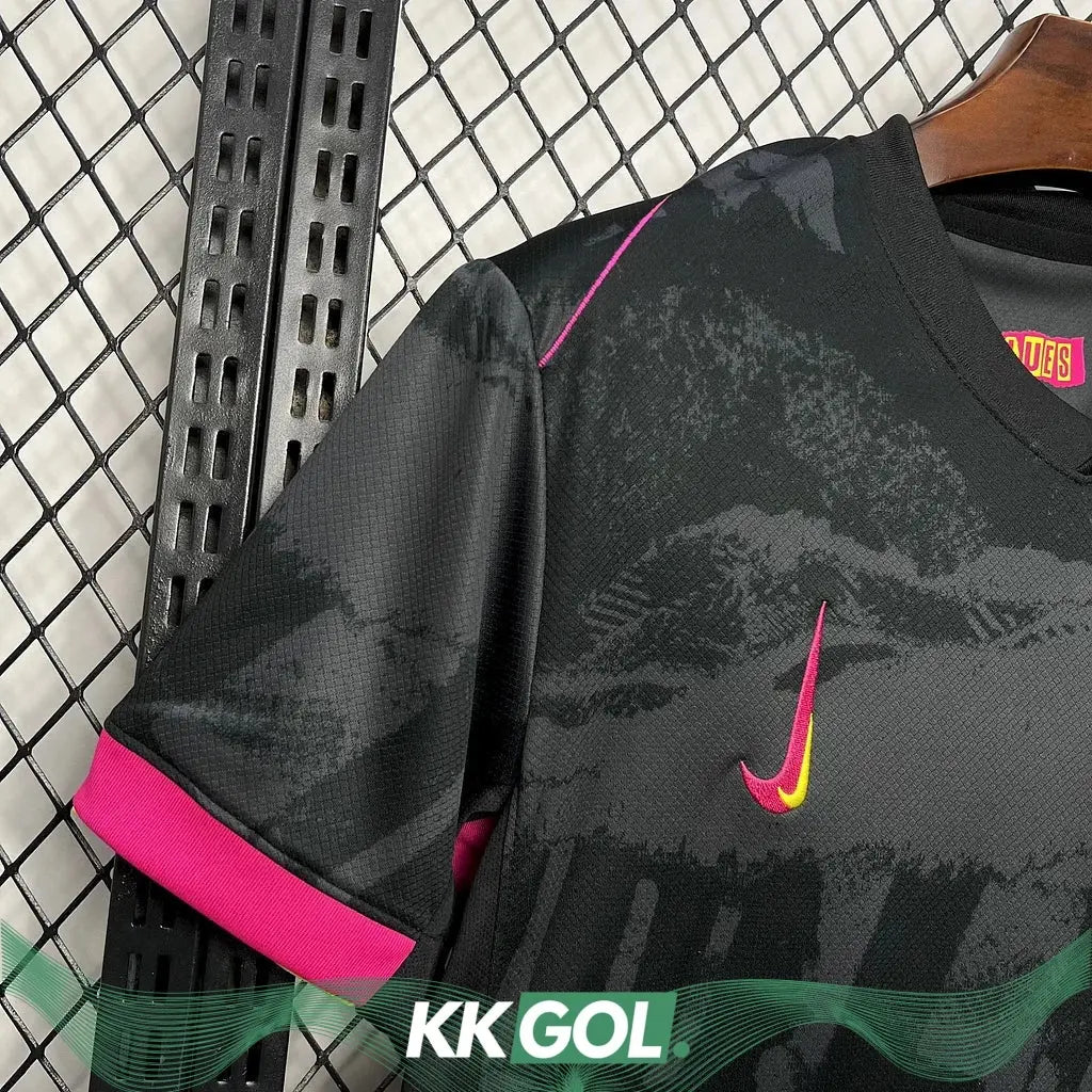 Maillot Chelsea Third "Noir, rose" 2024/2025 YamaKits Foot