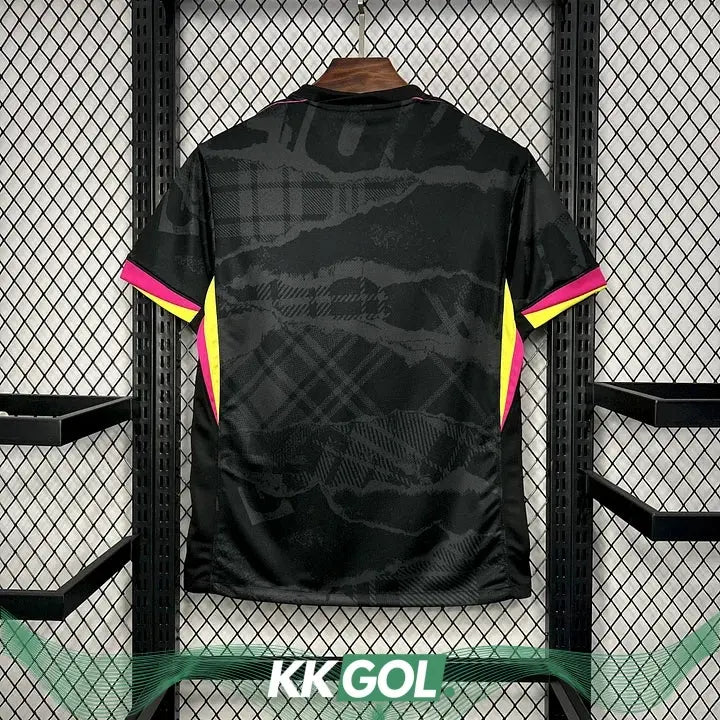 Maillot Chelsea Third "Noir, rose" 2024/2025 YamaKits Foot