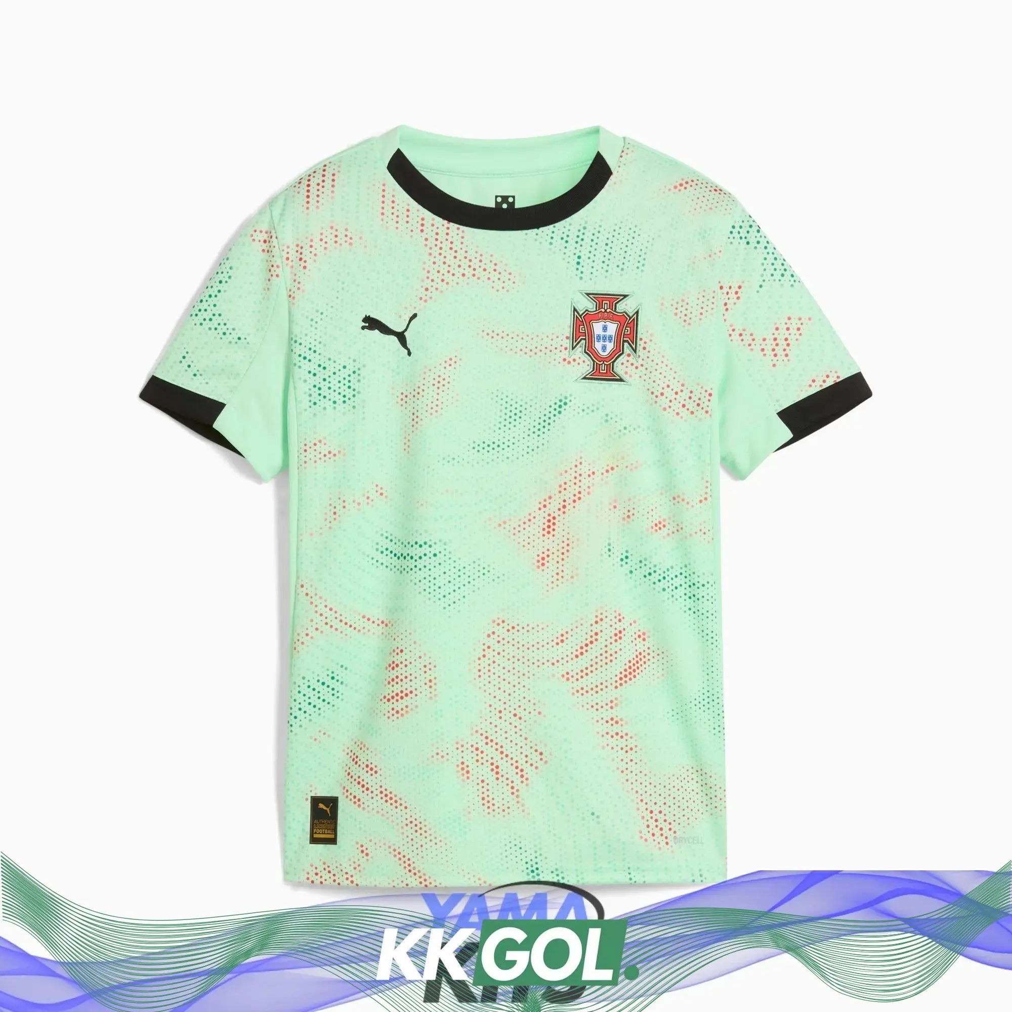 Maillot Portugal féminin extérieur « Vert fluo » 2025/2026 YamaKits