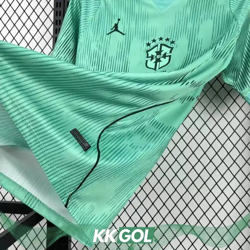 Maillot Brésil Gardien vert CDM 2026/2027 YamaKits Foot