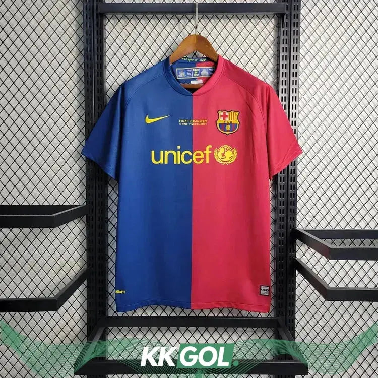 Maillot FC Barcelone RETRO domicile 2008/2009 YamaKits Foot