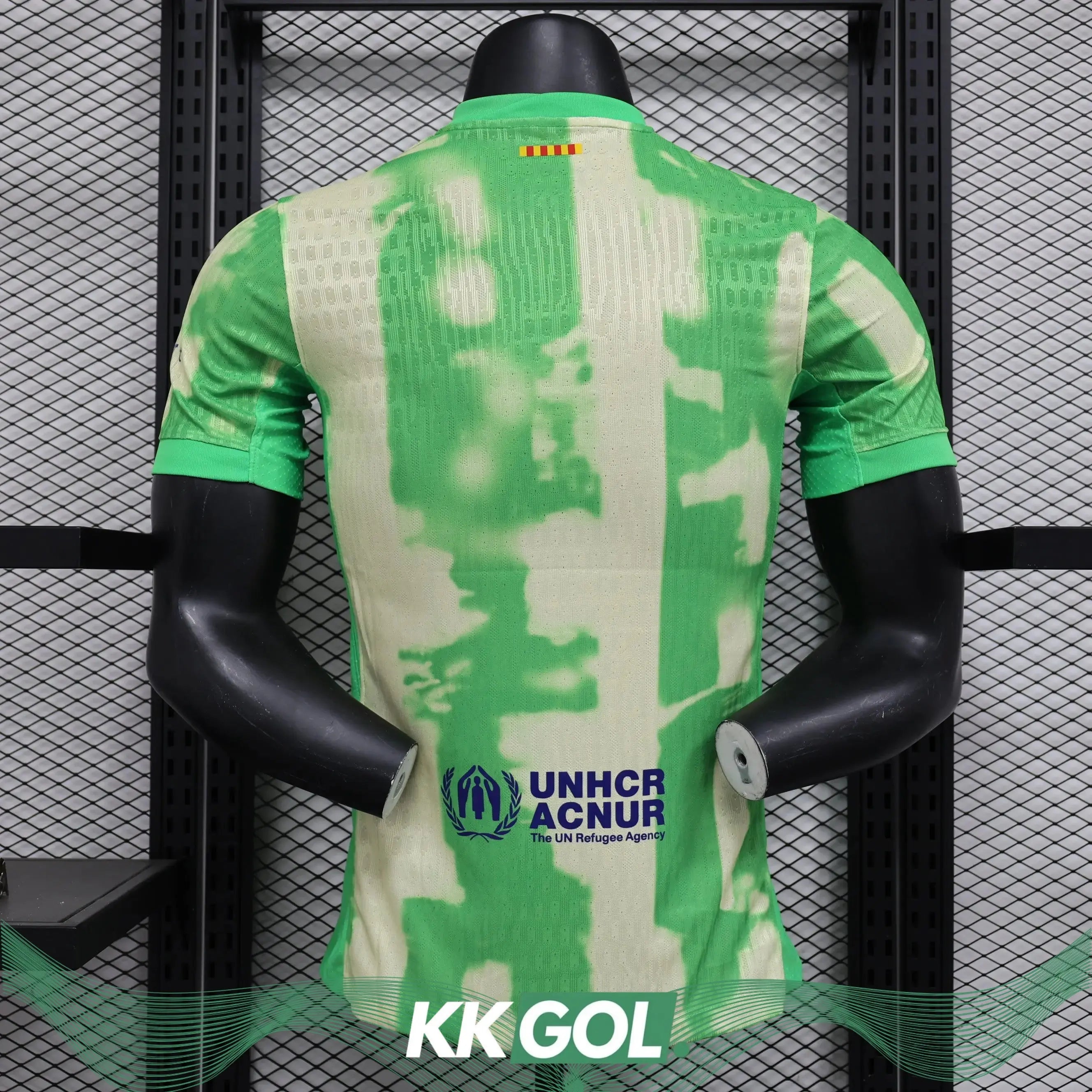 MAILLOT FC BARCELONE THIRD  "Vert" 2024/2025 Version Player YamaKits Foot