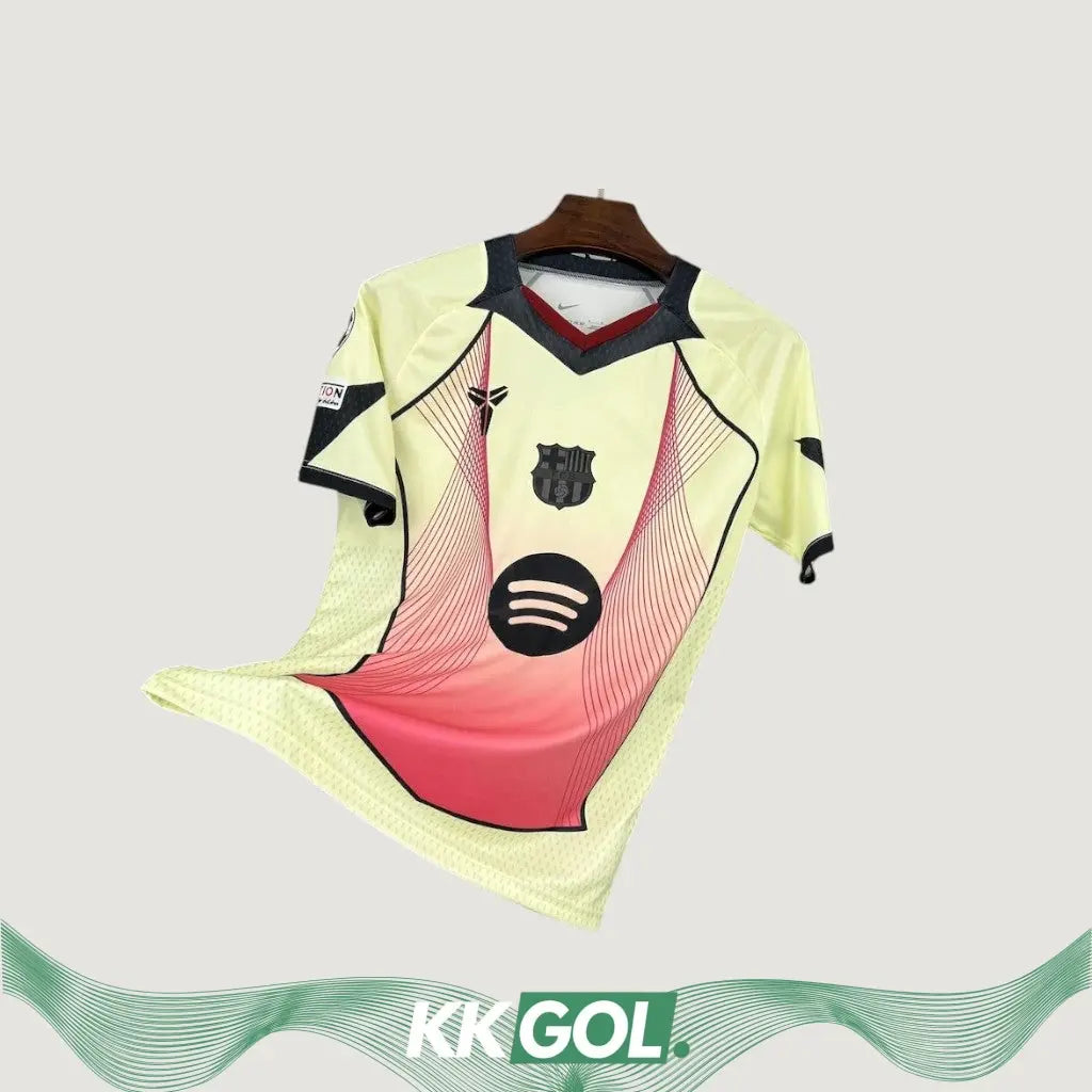 Maillot FC Barcelone extérieur "Jaune & Rouge" 2025/2026 Yamakits