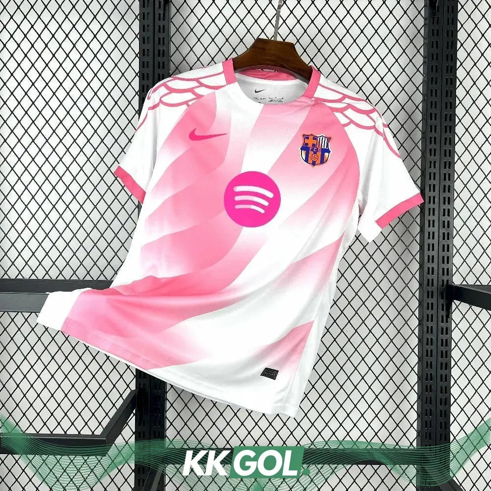 Maillot Barcelone Édition Spéciale Rose & Blanc 2025/2026 Yamakits