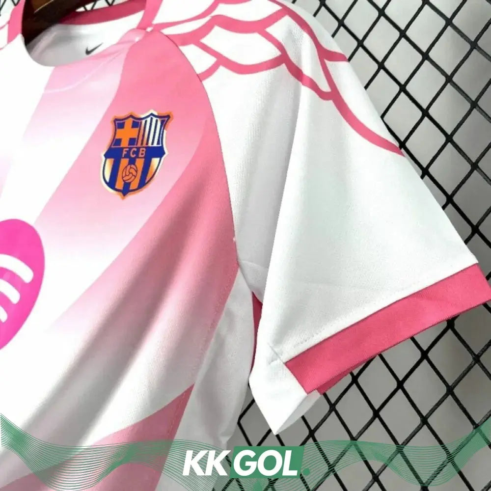 Maillot Barcelone Édition Spéciale Rose & Blanc 2025/2026 Yamakits