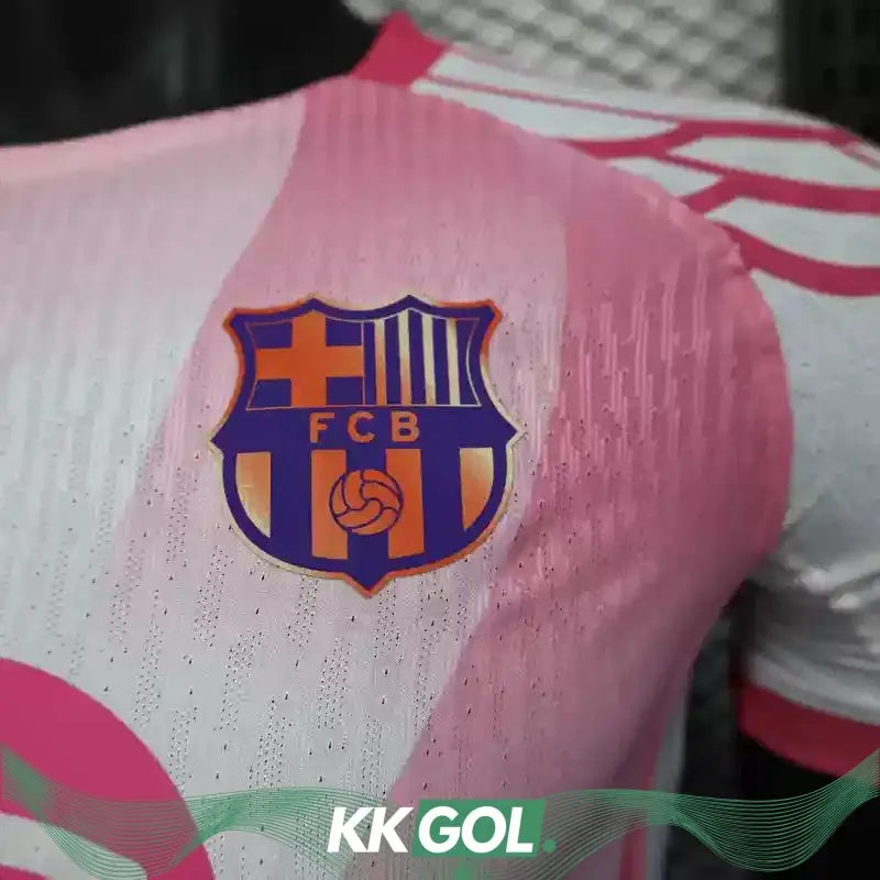 MAILLOT BARCELONE CONCEPT "Rose" 2025/2026 Version Player YamaKits Foot